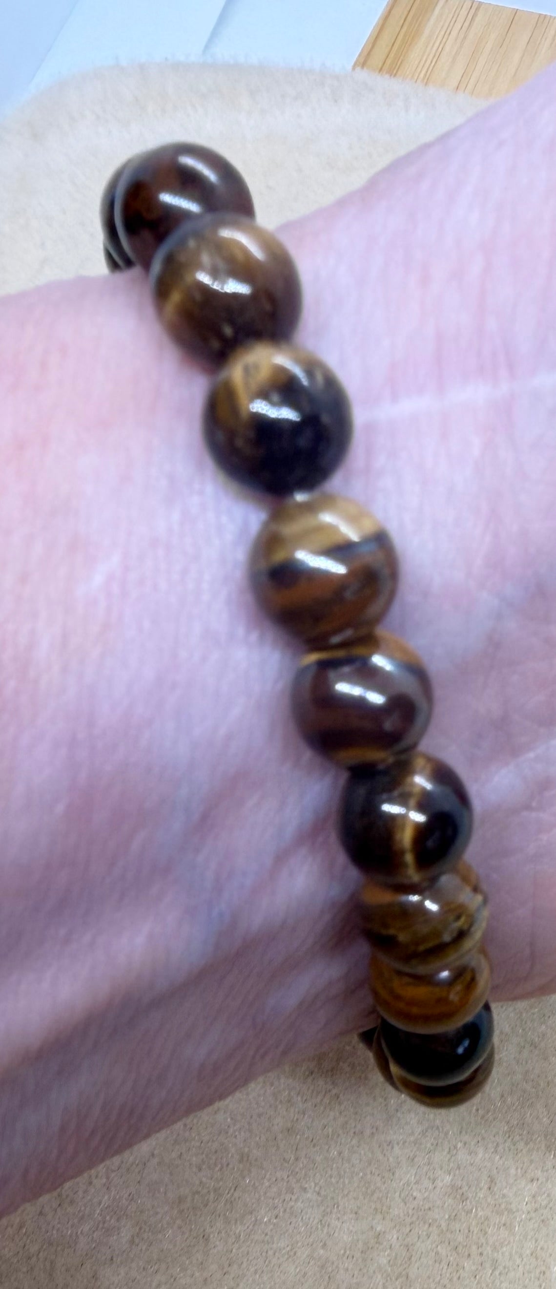 Quiet Gold | 8mm Tiger's Eye Bracelet