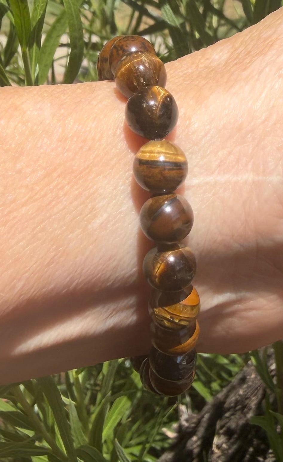 Quiet Gold | 8mm Tiger's Eye Bracelet