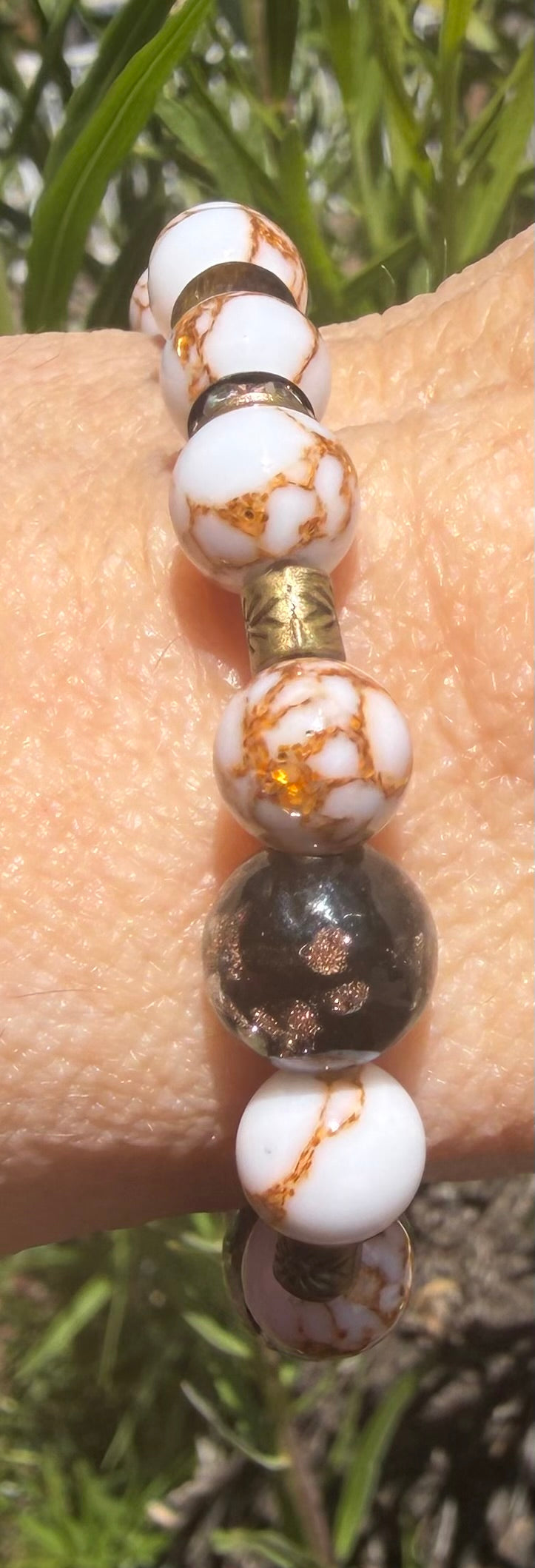 Afterglow & Amber | Golden Tiger’s Eye & Mixed Bead Bracelet