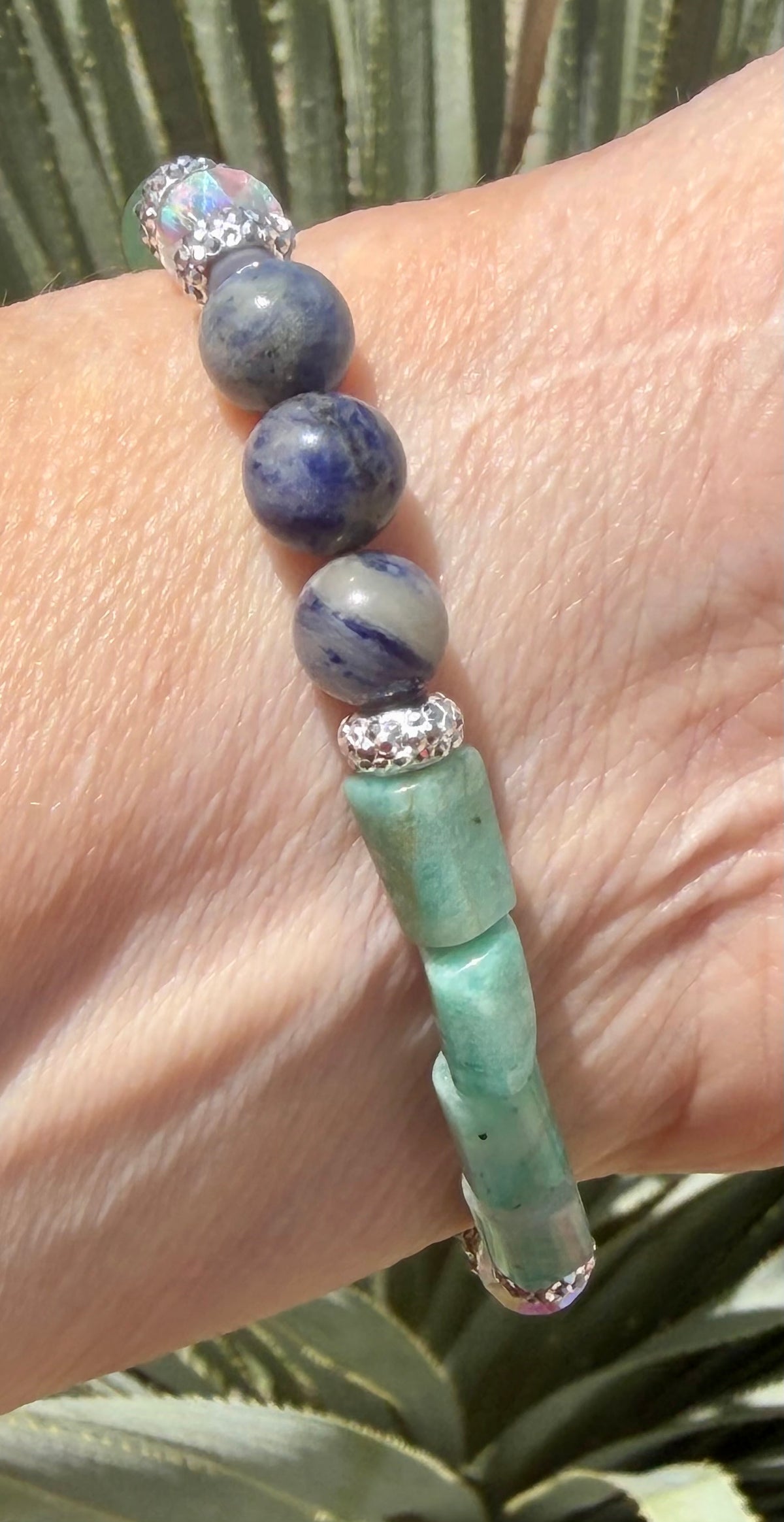 Sage After Midnight | Aventurine, Sodalite & Amazonite Bracelet