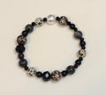 Moo-laila Ali | Larvikite, Dalmatian Jasper & Black Onyx Bracelet