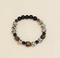 Wild & Grounded | Dalmatian Jasper, Tiger's Eye & Black Onyx Bracelet