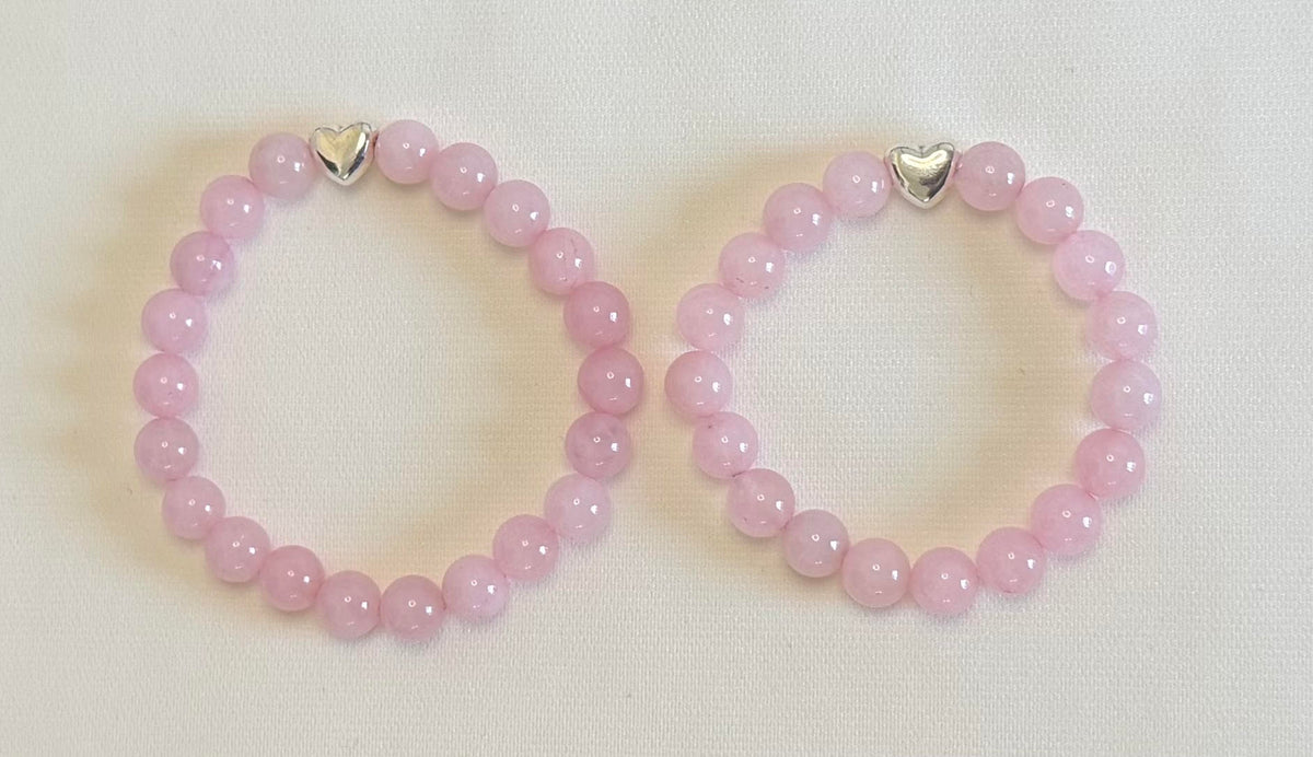 Little Piece of My Heart — Mom & Me Rose Quartz Set